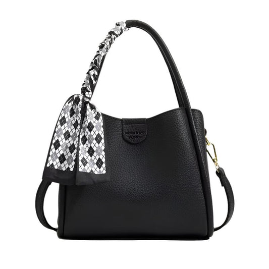 Vukare – Women’s Lychee Texture PU Leather Crossbody Handbag