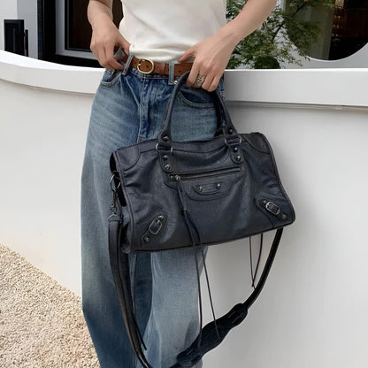 Vukare – Women’s PU Leather Shoulder Handbag with Large Main Compartment