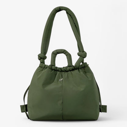 Vukare – Women’s Quilted Puffer Handbag with Shoulder Strap